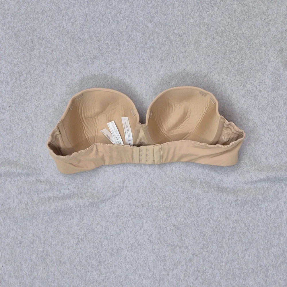 Soma Women Bra 40B Beige Embraceable T Shirt Underwired Strapless Multi Way